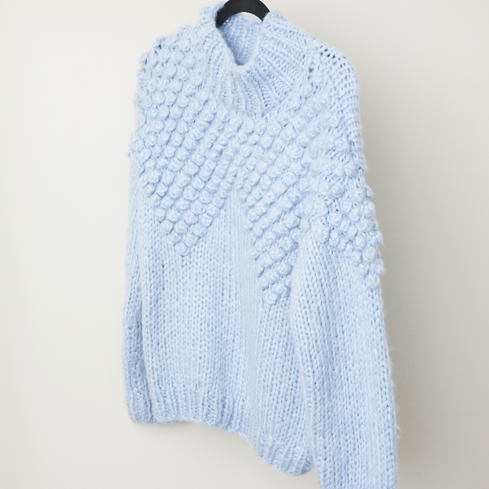 Powder blue sweater